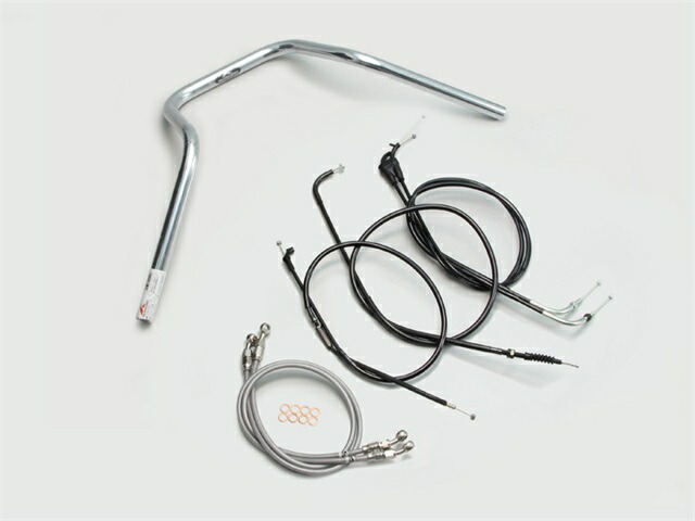 要納期確認 HURRICANE ハリケーン ナロー5型 ハンドルSET XJR400R(98-00) クロームメッキ H308-049C