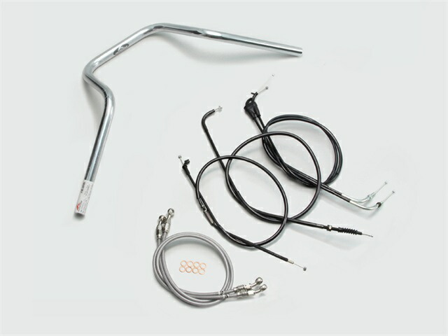 要納期確認 HURRICANE ハリケーン POLICE 5型 ハンドルSET XJR400R(98-00) クロームメッキ H308-069C
