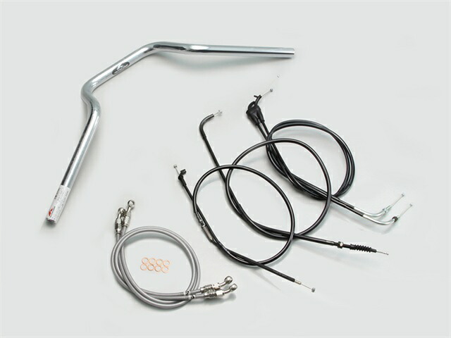 要納期確認 HURRICANE ハリケーン クォーター3型 ハンドルSET XJR400R(98-00) クロームメッキ H308-903C
