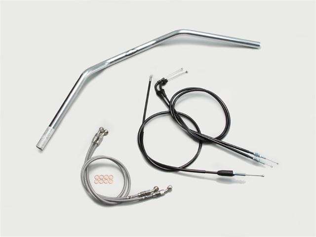 要納期確認 HARRICANE ハリケーン トラッカーLOW ハンドルSET GSX400インパルス(05~07 GK7CA) クロームメッキ H502-043C