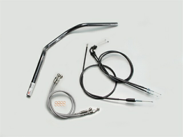 要納期確認 HARRICANE ハリケーン ヨーロピアン2型 ハンドルSET GSX400インパルス(05~07 GK7CA) ブラック H502-071B