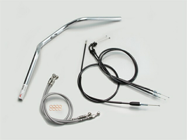 要納期確認 HURRICANE ハリケーン ヨーロピアン2型 ハンドルSET GSX400インパルス(05~07 GK7CA) クロームメッキ H502-071C