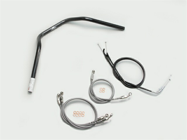 要納期確認 HURRICANE ハリケーン ナロー3型 ハンドルSET ZRX1200 DAEG ブラック H701-047B