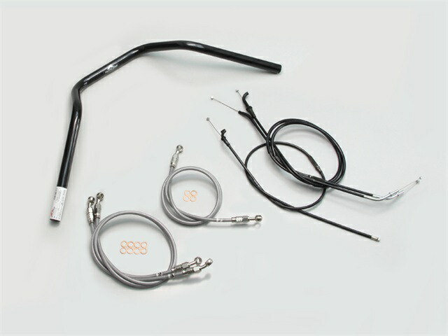 要納期確認 HURRICANE ハリケーン ナロー3型 ハンドルSET ZRX1200R ZRX1100/II ブラック H702-047B