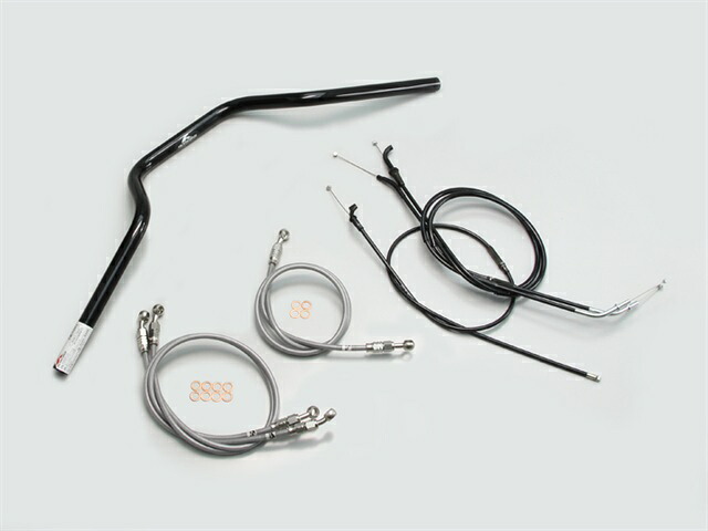 要納期確認 HURRICANE ハリケーン ヨーロピアン3型 ハンドルSET ZRX1200R ZRX1100/II ブラック H702-072B