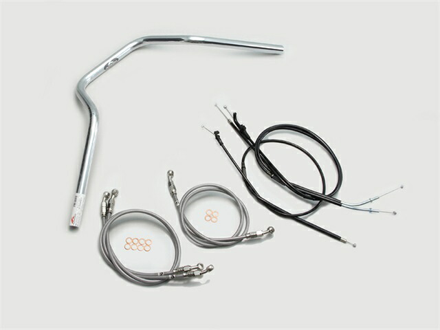 要納期確認 HURRICANE ハリケーン POLICE 4型 ハンドルSET ゼファー1100/RS クロームメッキ H703-068C