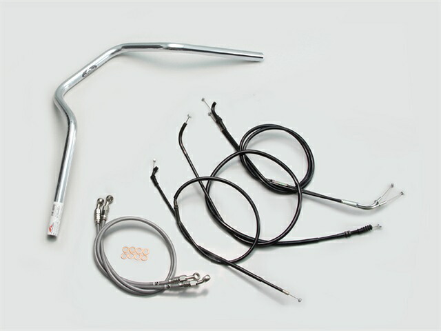要納期確認 HURRICANE ハリケーン POLICE 4型 ハンドルSET ゼファー750/RS クロームメッキ H704-068C