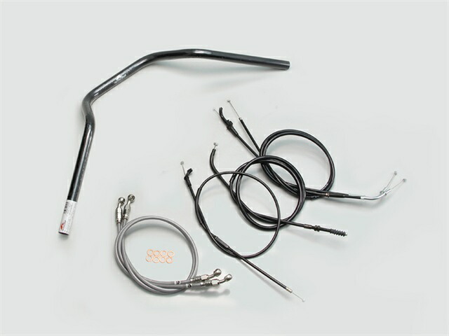 要納期確認 HURRICANE ハリケーン POLICE 3型 ハンドルSET ZRX400/II ブラック H708-067B