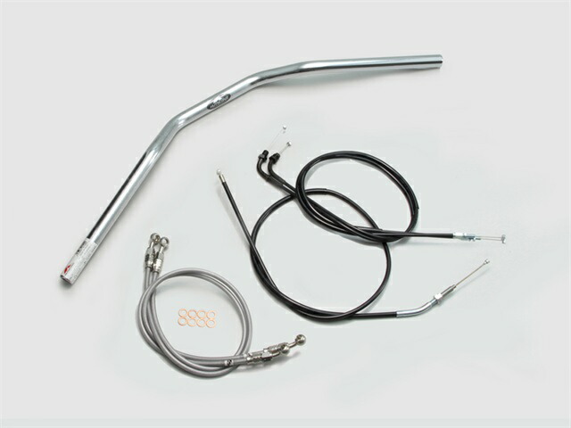 要納期確認 HURRICANE ハリケーン スーパーバイクLOW ハンドルSET CB400SF VTEC/II/III(99~07) クロームメッキ H009-042C