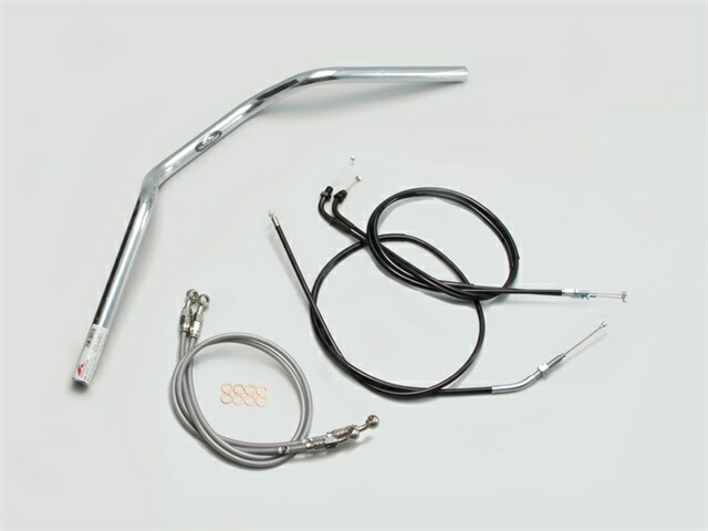 要納期確認 HURRICANE ハリケーン ヨーロピアン2型 ハンドルSET CB400SF VTEC/II/III(99~07) クロームメッキ H009-071C