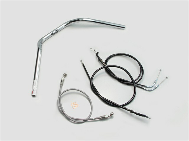 要納期確認 HURRICANE ハリケーン ナロー2型 ハンドルSET Z250(13-14 ABS無し) クロームメッキ H714-046C