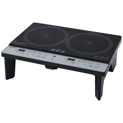 YAMAZEN ヤマゼン YAMAZEN ヤマゼン KESWL1456E 2口IH調理器　脚付き KES-WL1456E-H ［2口］