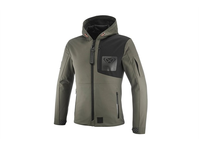 IXON（イクソン）M-DISTRICT WR A オールシーズンパーカジャケット(KHAKI/BLACK) サイズ:L 100101191-8010-L