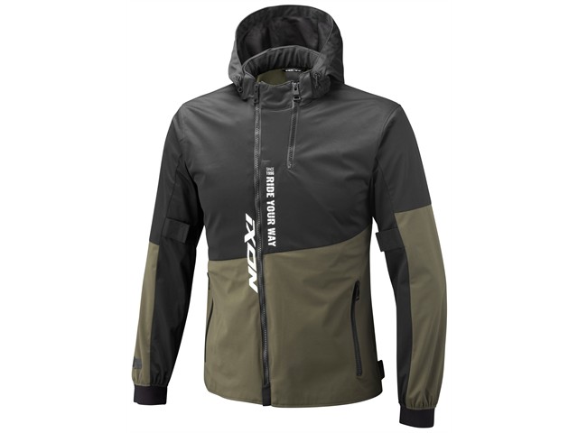IXON（イクソン）M-BILMA WR A　秋冬オールシーズンジャケット(BLACK/KHAKI/WHITE) サイズ:M 100101197-1150-M