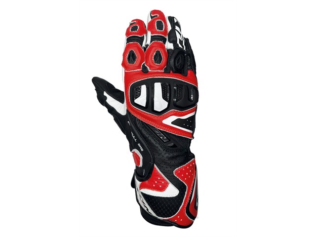 IXON（イクソン）VORTEX GL　レーシンググローブ(BLACK/WHITE/RED) サイズ:XS 300211071-1027-XS