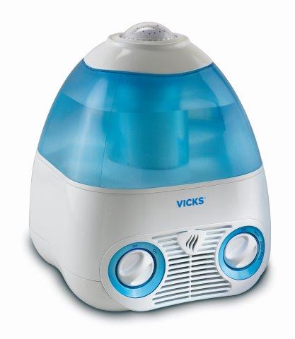 VICKS 気化式加湿器 天井に七色の星が映る V3700