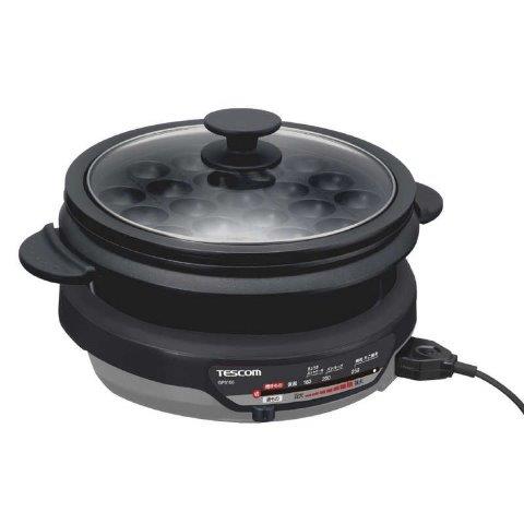 楽天市場】TESCOM グリルなべ マルチに活躍！たこ焼きもできるグリル鍋