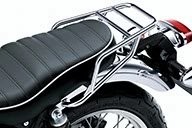 在庫有り 当日発送 KAWASAKI 純正 W800/W800 STREET/W800 CAFE リヤキャリア クローム 99994-1448