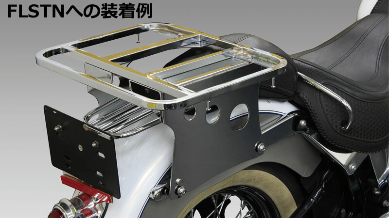 要納期確認 ツーリングキャリア デタッチャブルマウント FLSTF/B FLSTN(05-17Y) FXSB クロームメッキ KIJIMA キジマ HD-08274