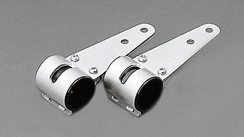 楽天市場】キタコ(KITACO) アルミヘッドライトステー 2ピースφ32-37