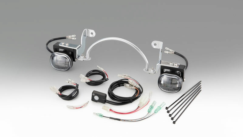 在庫有り フォグランプKIT LED スモール クロームメッキ SUPERCUB110 18Y- (JA44/JA59) KIJIMA キジマ 205-6156A