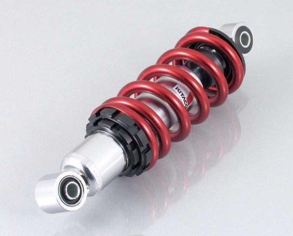 要納期確認 KITACO キタコ リアショック ショックアブソーバー カラー:メッキ/レッド Kawasaki KSR110 520-4021220