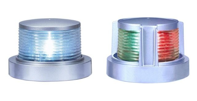 KOITO 小糸製作所 白/両色灯2個セット シルバー LED船灯 ML-SET2-S|OCC netshop