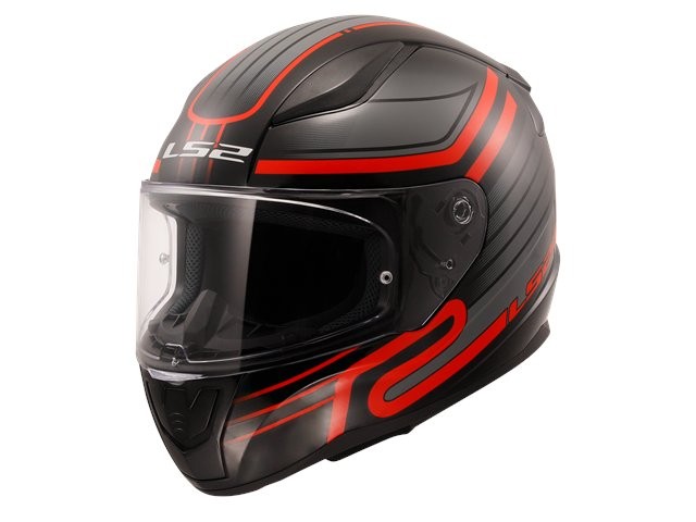 外部倉庫在庫有り LS2 エルエスツー ヘルメット RAPID II CIRCUIT ブラック レッド M (57-58cm) 163532112M|OCC netshop