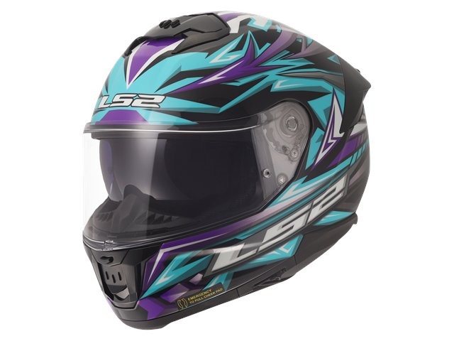 外部倉庫在庫有り LS2 エルエスツー ヘルメット STREAM II ブルー パープル S (55-56cm) 98080020141S｜OCC　netshop
