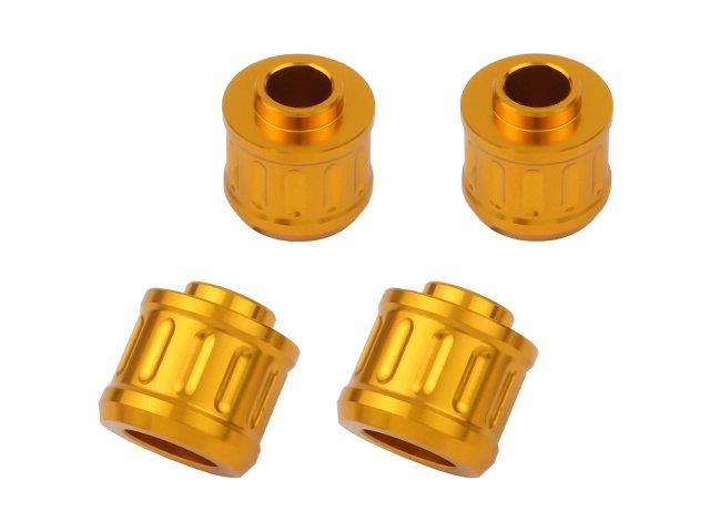 在庫有り POSH ポッシュ キャリパーアダプターT20 ブレンボキャリパー.320mmディスクローター用 (ボルト無し) ゴールド Z900RS/SE不可/Z900RS CAFE 132057-04