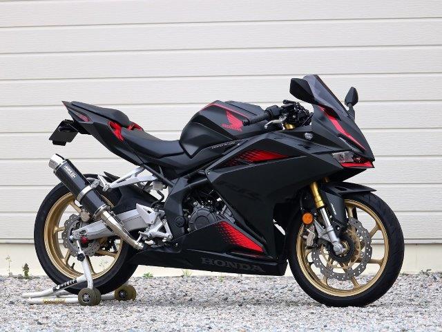 WR’S ダブルアールズ マフラー ラウンド・カーボンサイレンサー スリップオン BC1240JM