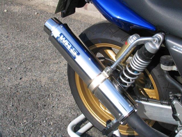 WR’S ダブルアールズ マフラー ラウンド・ステンレスサイレンサー スリップオン BF1409JM