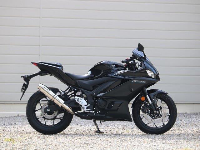 WR’S ダブルアールズ マフラー ラウンド・ステンレスサイレンサー スリップオン YZF-R25/MT-25 BF2270JM
