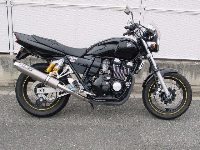WR’S ダブルアールズ マフラー ラウンド・ソリッドチタンサイレンサー スリップオン XJR400R BT2403JM