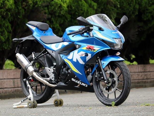 WR’S ダブルアールズ ST-OVAL ソリッドタイプ フルエキゾースト GSX-R125/GSX-R150 LV3125JM|OCC netshop