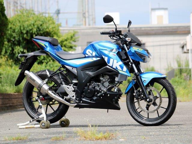 WR’S ダブルアールズ ST-OVAL ソリッドタイプ フルエキゾースト GSX-S125/GSX-S150 LV3130JM|OCC netshop