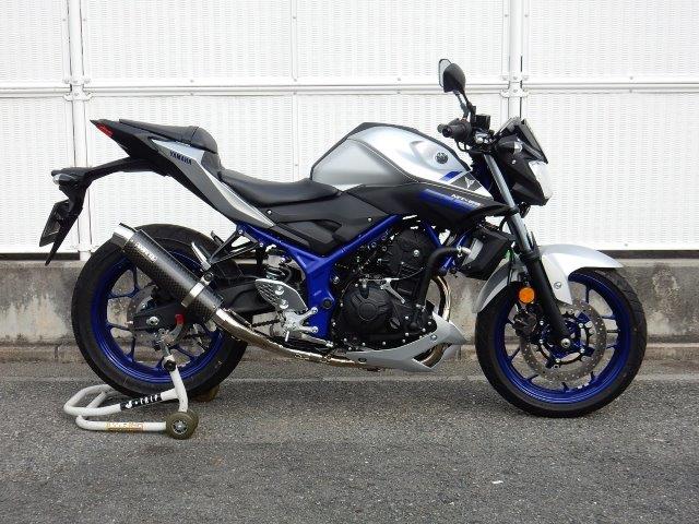 WR’S ダブルアールズ ラウンド・カーボンサイレンサー フルエキゾースト MT-25 SC2250JM-1|OCC netshop