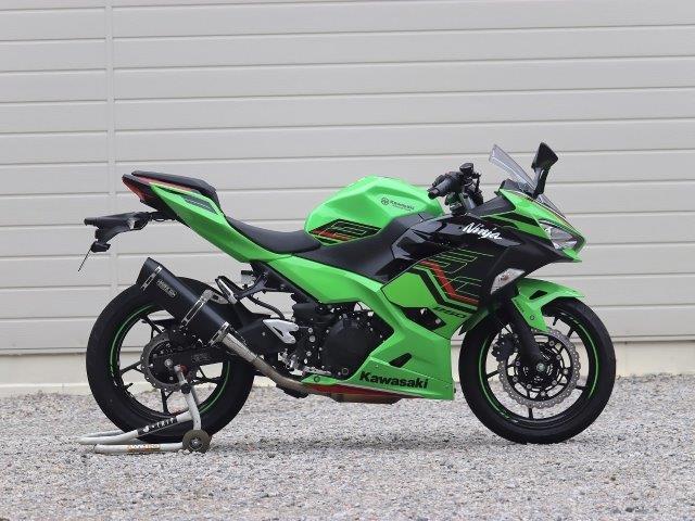 WR’S ダブルアールズ SS-OVAL F-BLACK TITAN スリップオン Ninja400 SF4430JM