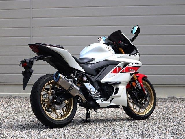 WR’S ダブルアールズ SS-OVAL ソリッドタイプ スリップオン YZF-R3 SK2310JM