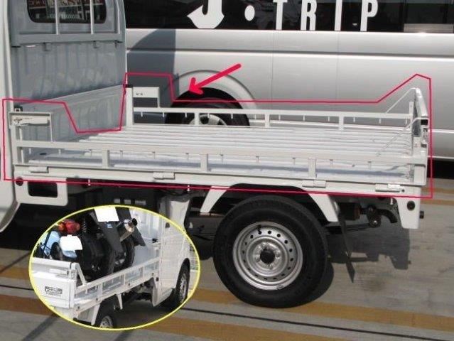 J-TRIP Jトリップ ジェイトリップ バイク搬送バー ハイゼット JS-ZKM22｜OCC　netshop