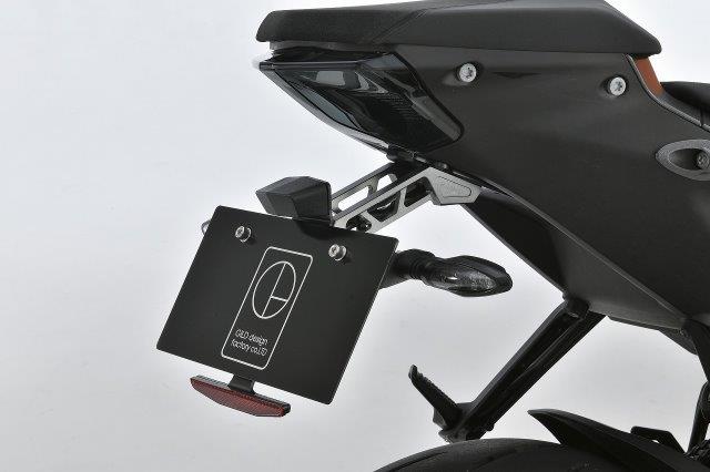 在庫有り Gクラフト 1290 SUPER ドゥカティ R用ビレットライセンスホルダー　ガンメタ 71551