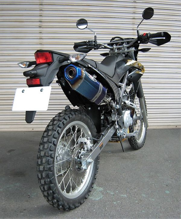 Kawasaki KLX230 BEET ビートNASSERT(ナサート) Evolution タイプII フルエキゾーストマフラー【クリアチタン】0227-KF4-50
