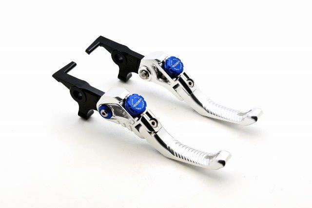 RIDEA リデア RIDEA レバー左右セット LV4-FR-DL018DR025-SR(シルバー)/BE (ブルー) Kawasaki Z900RS/CAFE RI0000313-BE