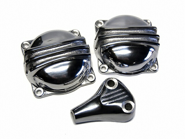 Motor Rock モーターロック FORK W650用 キャブレタートップカバー 'Sharp Fin' セット 7137-03S 13,826円
