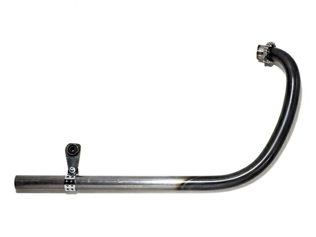 Motor Rock モーターロック SR400/500用 オールドスタイル手曲げマフラー ベアメタル MR-EX167B