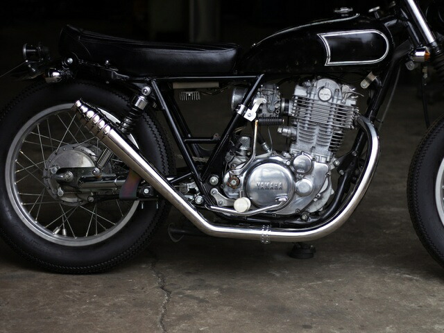 Motor Rock モーターロック SR400/500用 69メガホン 新型フルエキ アップ キャブ車 MR-EX184U
