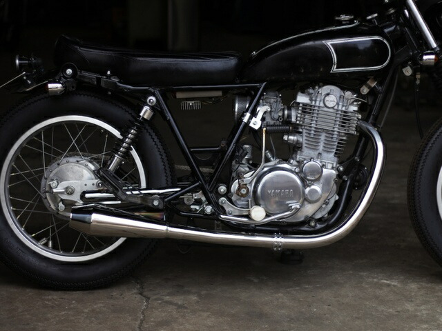 Motor Rock モーターロック SR400/500用 STDメガホン ショート 新型フルエキ ダウン キャブ車 MR-EX186D