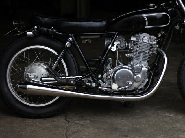Motor Rock モーターロック SR400/500用 STDメガホン ミドル 新型フルエキ ダウン キャブ車 MR-EX187D