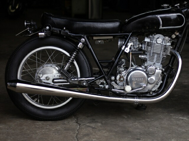 Motor Rock モーターロック SR400/500用 STDメガホン ロング 新型フルエキ ダウン キャブ車 MR-EX188D