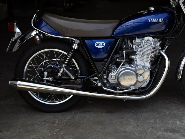 Motor Rock モーターロック SR400用 STDメガホン ロング 新型フルエキ ダウン FI車 MR-EX211D